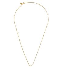 Design Letters Halskde - Square Link - 60 cm - 18K Guldbelagt