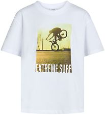Grunt T-shirt - Bike - Hvid m. Print