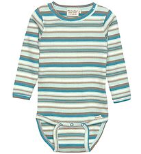 Minymo Body l/ - Rib - Pastel Blue