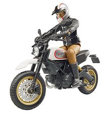 Bruder Figur m. Scrambler Ducati Desert Sled - bworld - 63051