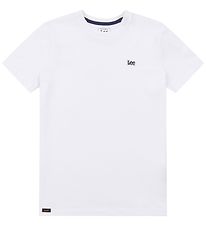 Lee T-shirt - Badge - Bright White