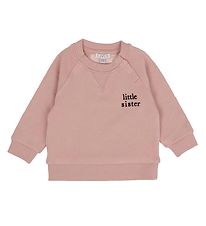 Livly Sweatshirt - Sibling - Dusty Mauve m. Little Sister