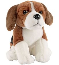 Living Nature Bamse - 24x19 cm - Beagle - Sort/Brun/Hvid