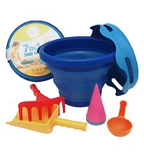 Compact Toys Strandsæt - 7 Dele - Blå
