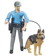 Bruder Figur - bworld - Politimand m. Politihund - 62150