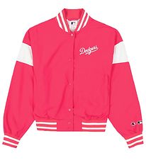 Champion Fashion Bomberjakke - Pink m. Hvid