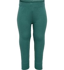 Hummel Leggings - hmlRene Tights - Rib - Sea Pine