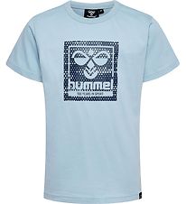 Hummel T-shirt - hmlRowan - Celestial Blue