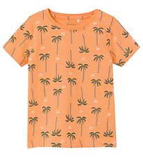 Name It T-shirt - NmmVarga - Mock Orange m. Palmer