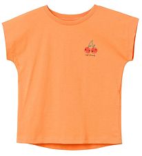 Name It T-shirt - NmfVarutti - Mock Orange m. Print