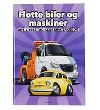 TACTIC Aktivitetsbog m. Klistermærker - Flotte Biler Og Maskiner