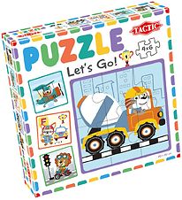 TACTIC Puslespil - My First Puzzle - 4x6 Brikker - Let's Go