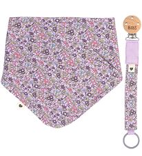 Bibs X Liberty Gavest - Savlesmk/Suttesnor - Blomster - Violet