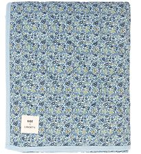 Bibs X Liberty Tæppe - Quilted - 85x110 cm. - Blomster - Baby Bl