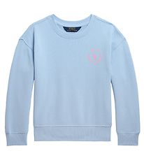 Polo Ralph Lauren Sweatshirt - Longwood - Lysebl m. Rosa