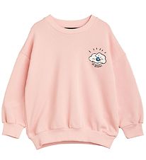 Mini Rodini Sweatshirt - Seashell Chenille Emb - Pink