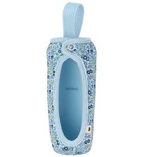 Bibs X Liberty Flaske Etui - Stor - Blomster - Baby Blue