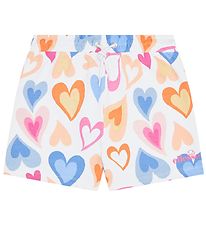 Ellesse Shorts - All Over Print - Hvid m. Multi Hjerter