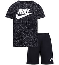 Nike Shortssæt - T-shirt/Shorts - Sort