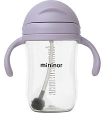Mininor Kop m. Sugerør - Tritan - 330 ml - Syren