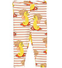 Mini Rodini Leggings - Unicorn Seahorse - Rd