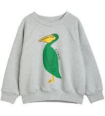 Mini Rodini Sweatshirt - Pelican SP - Grey Melange