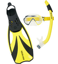 Aqua Lung Snorkelsæt - Adult - Compass - Black/Yellow