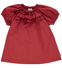 Müsli Kjole - Poplin - Berry Red