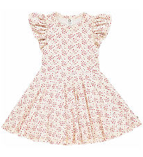 Msli Kjole - Love Dress - Buttercream/Berryred