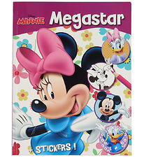 Megastar Malebog m. Klistermærker - 208 Sider - Minnie Mouse