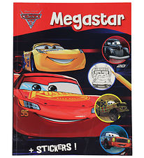 Megastar Malebog m. Klistermærker - 208 Sider - Disney Biler 3
