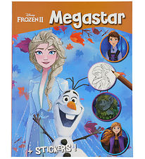 Megastar Malebog m. Klistermærker - 208 Sider - Frozen 2