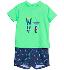 Color Kids Badest - Badebluse/Badebukser - Summer Green