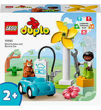 LEGO® DUPLO - Vindmølle og elbil 10985 - 16 Dele