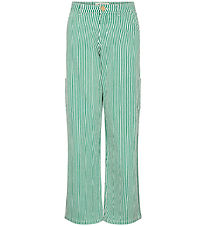 Sofie Schnoor Girls Jeans - Stribet - Green