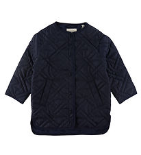 GANT Termofrakke - Monogram Quilted - Evening Blue