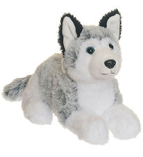 Teddykompaniet Bamse - Teddy Forest Husky - 25 cm - Hvid/Gr