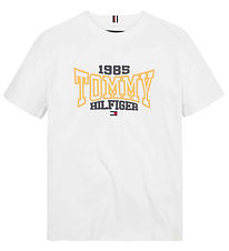 Tommy Hilfiger T-shirt - 1985 Varsity Tee - Hvid