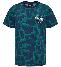 Hummel T-shirt - hmlMateo - Bayberry