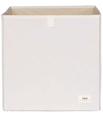 3 Sprouts Opbevaringskasse - 33 x 33 x 33 cm - Creme