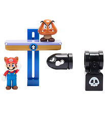 Super Mario Legesæt - Diorama Set - Switchback Hill - 5 Dele