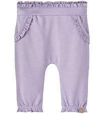 Name It Bukser - NbfKinaya - Lavender Gray