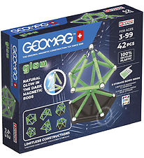 Geomag Magnetsæt - Glow Recycled - 42 Dele