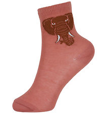 DYR-Cph Strømper - DYRGalop - Old Rose Elefant