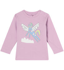 Stella McCartney Kids Bluse - Lilla m. Enhjrning