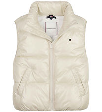 Tommy Hilfiger Dynevest - Glossy Short Puffer - Classic Beige