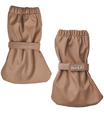 Wheat Overtrkssko m. Fleece - PU - Coco - Berry Dust