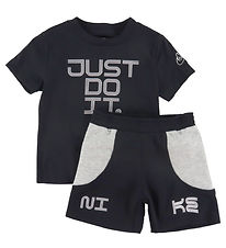 Nike Shortssæt - T-shirt/Shorts - Sort