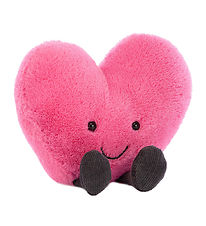 Jellycat Bamse - 11x12 cm - Amuseable Hot Pink Heart