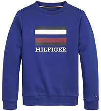 Tommy Hilfiger Sweatshirt - TH Logo - Navy Voyage
